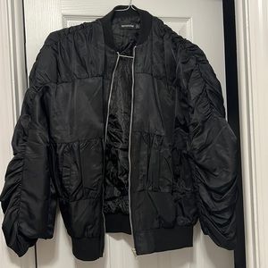 PLT black bomber jacket
